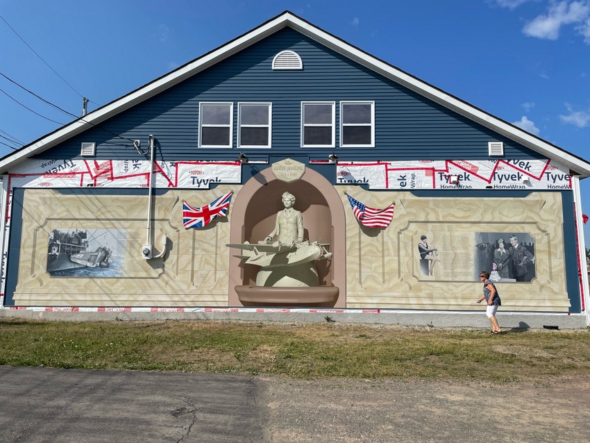Docente da UBI cria modelo 3D em mural no Canadá