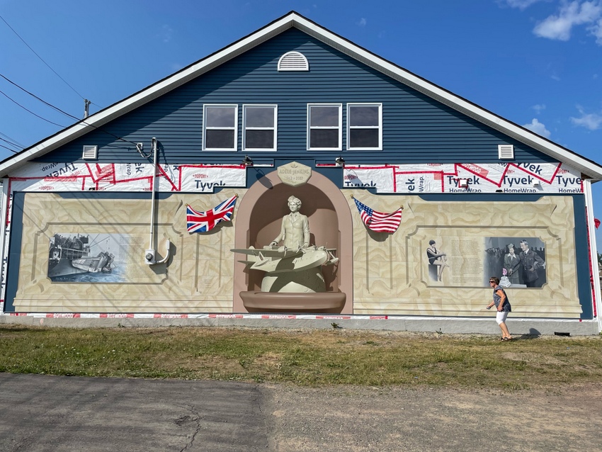 Docente da UBI cria modelo 3D em mural no Canadá