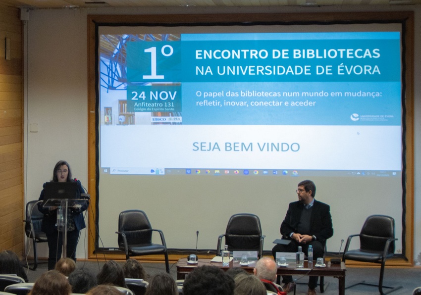1.º Encontro de Bibliotecas na Universidade de Évora dedicado aos desafios e oportunidades do século XXI