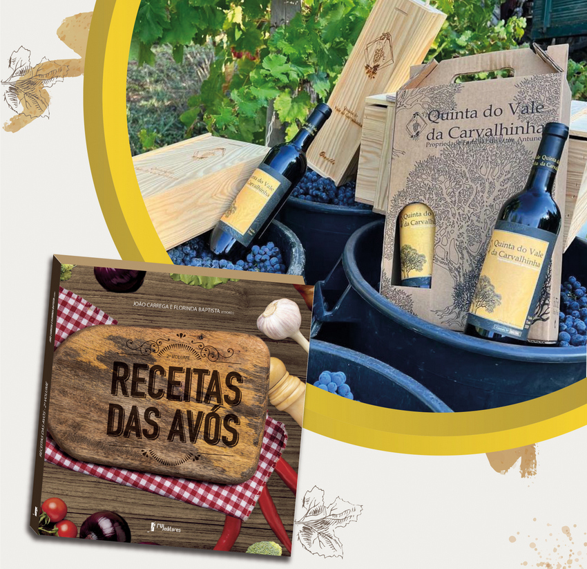 Livro e vinhos apresentados dia 5