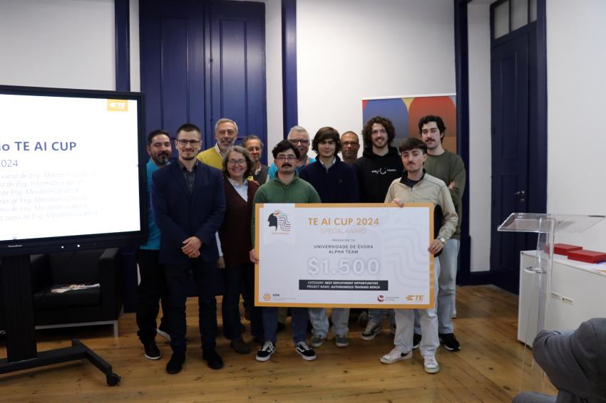 AI Cup TE Connectivity na Universidade de Évora
