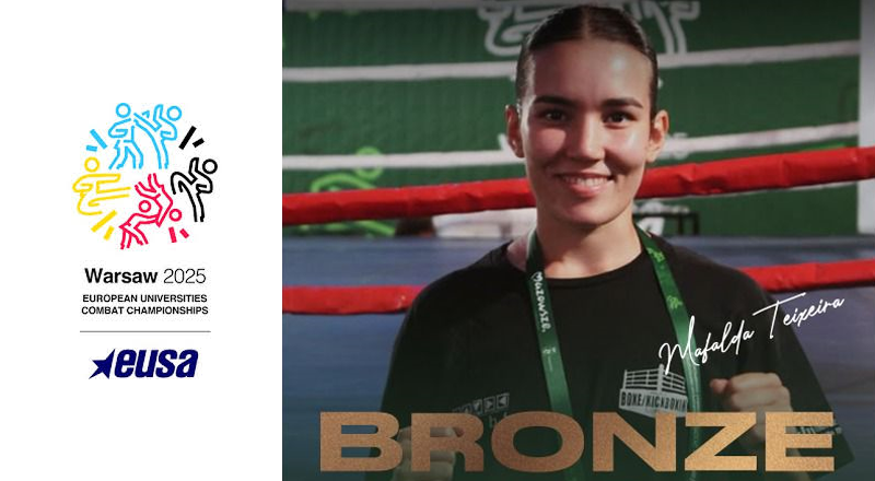 Estudante da UBI conquista bronze nos europeus de Kickboxing
