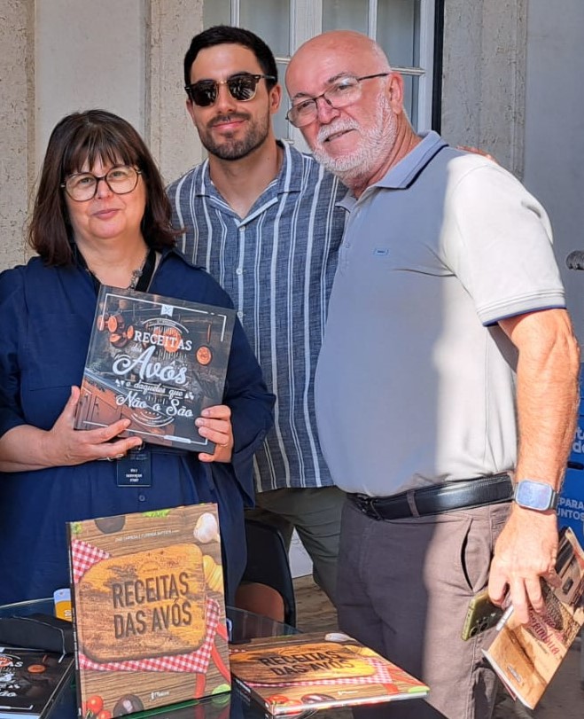 Florinda Baptista com Mário Afonso e Tiago Afonso