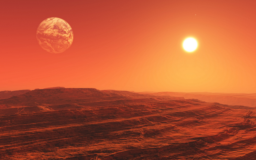 The study found that Mars contains deep, porous rocks filled with liquid water.