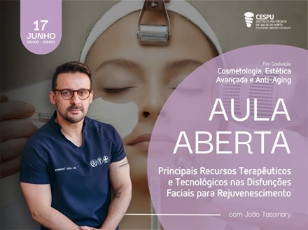 CESPU apresenta aula aberta sobre Disfunções Faciais para Rejuvenescimento
