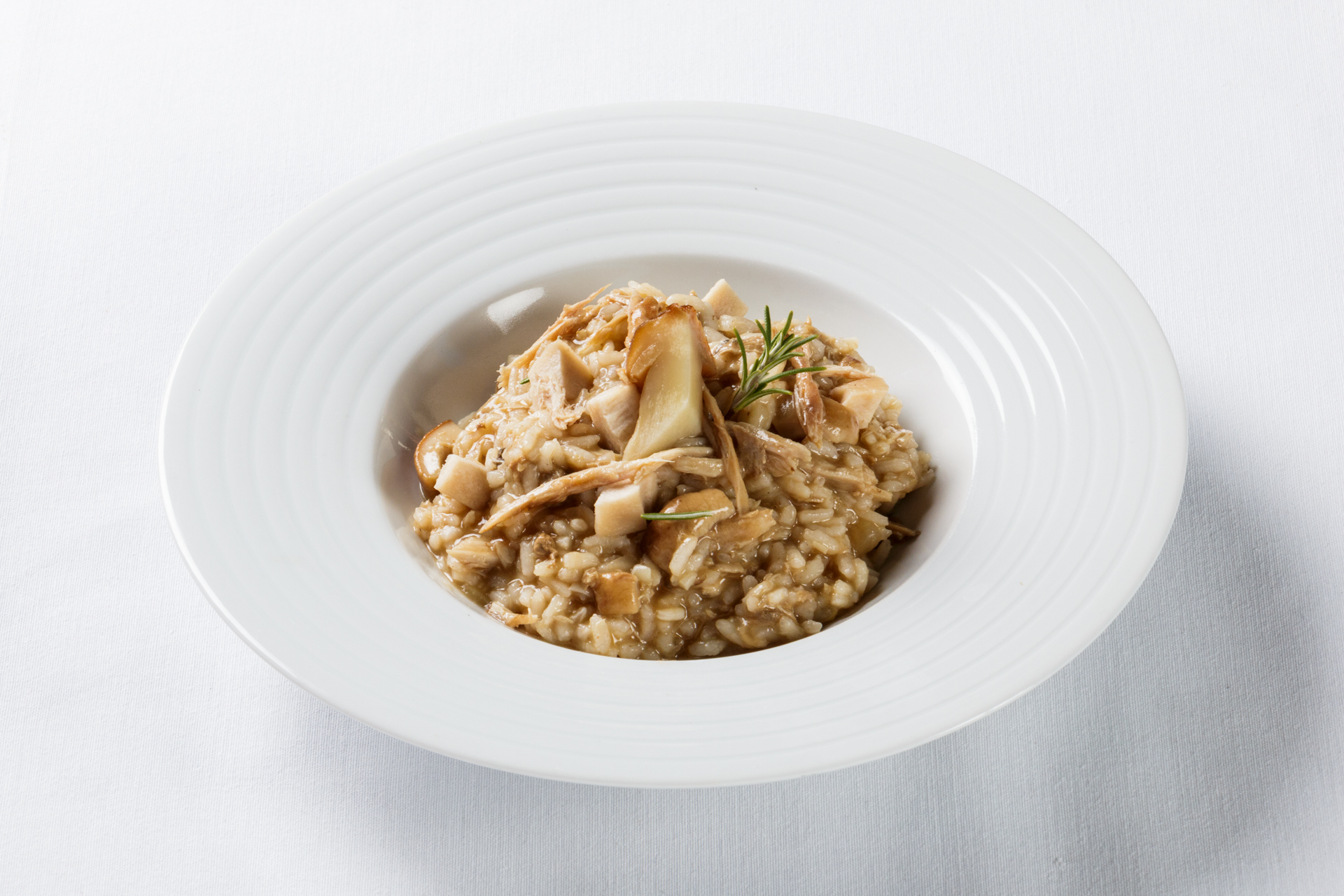 Arrozada IGP de tortulhos e de perdiz com alecrim