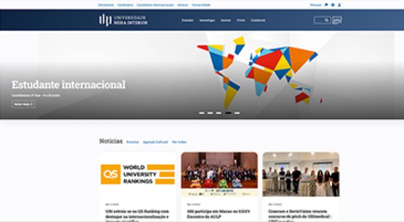 UBI moderniza portal da internet