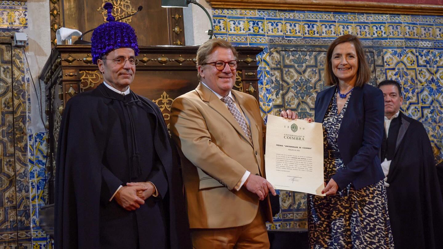 Herman José recebeu Prémio Universidade de Coimbra 2025