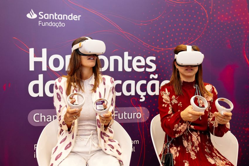 A realidade virtual esteve presente na apresentação de cenários futuros