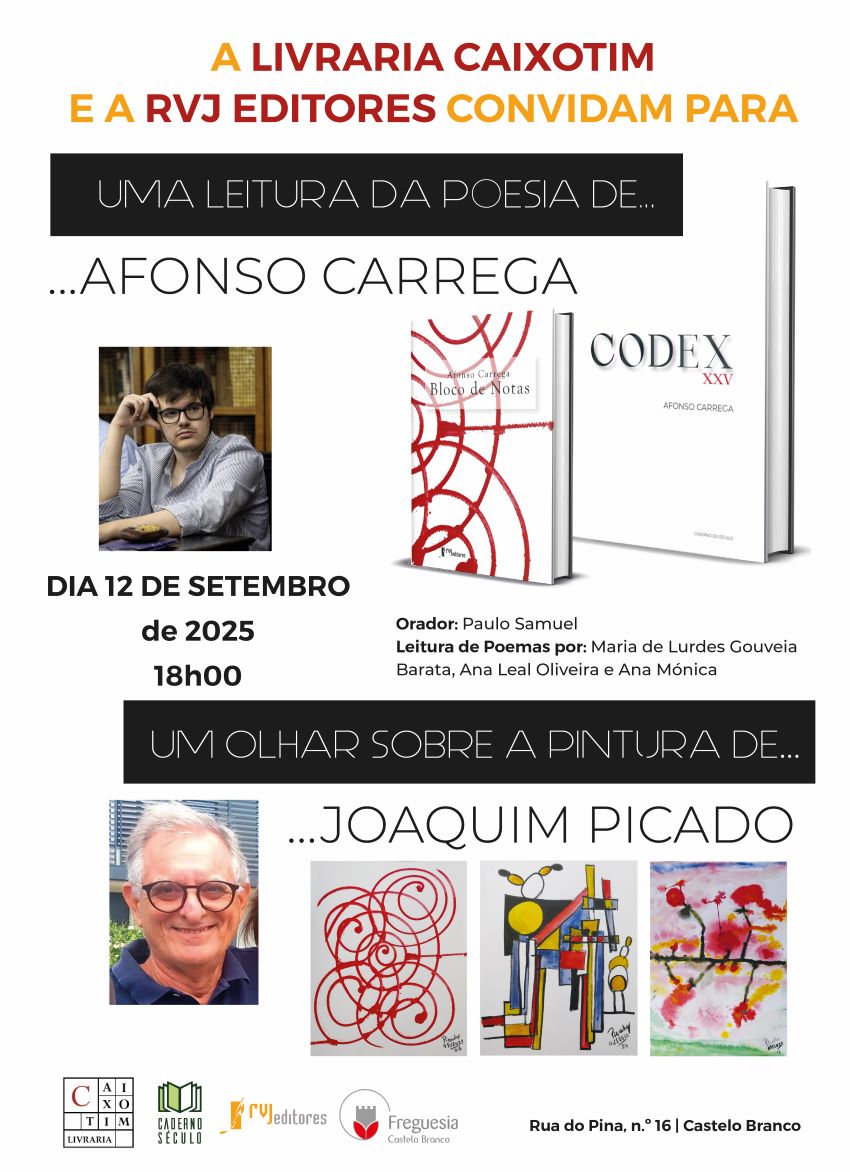 RVJ e Caixotim promovem sessão cultural de poesia e pintura